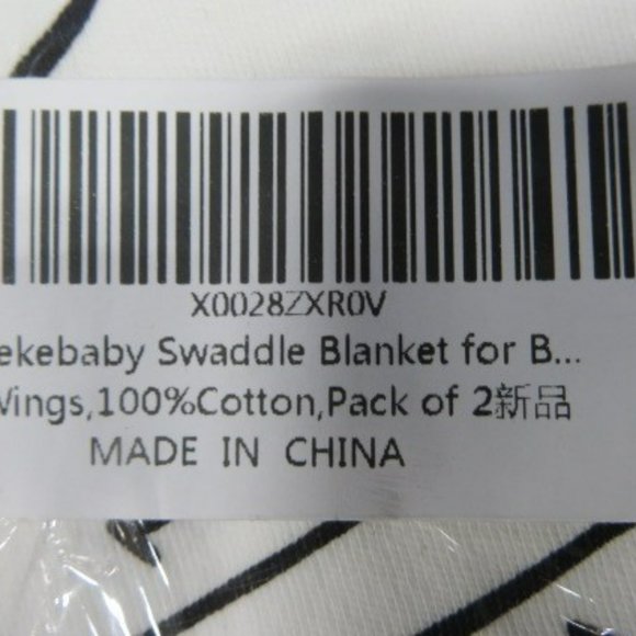 SWADDLE WRAP BLANKETS 2PKS 0-3 MOS - Picture 4 of 4